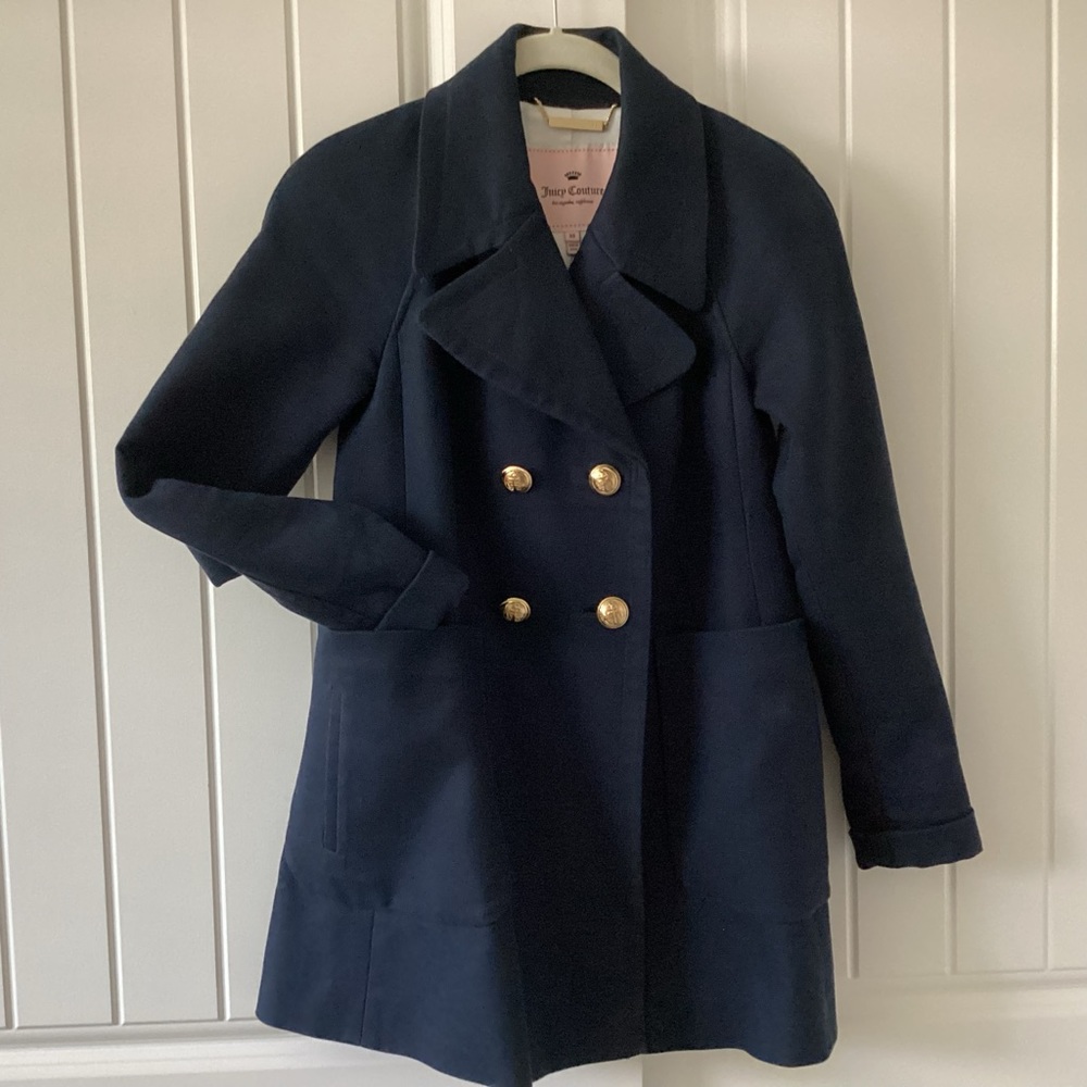 JUICY COUTURE | Nautical Double-Breasted Coat